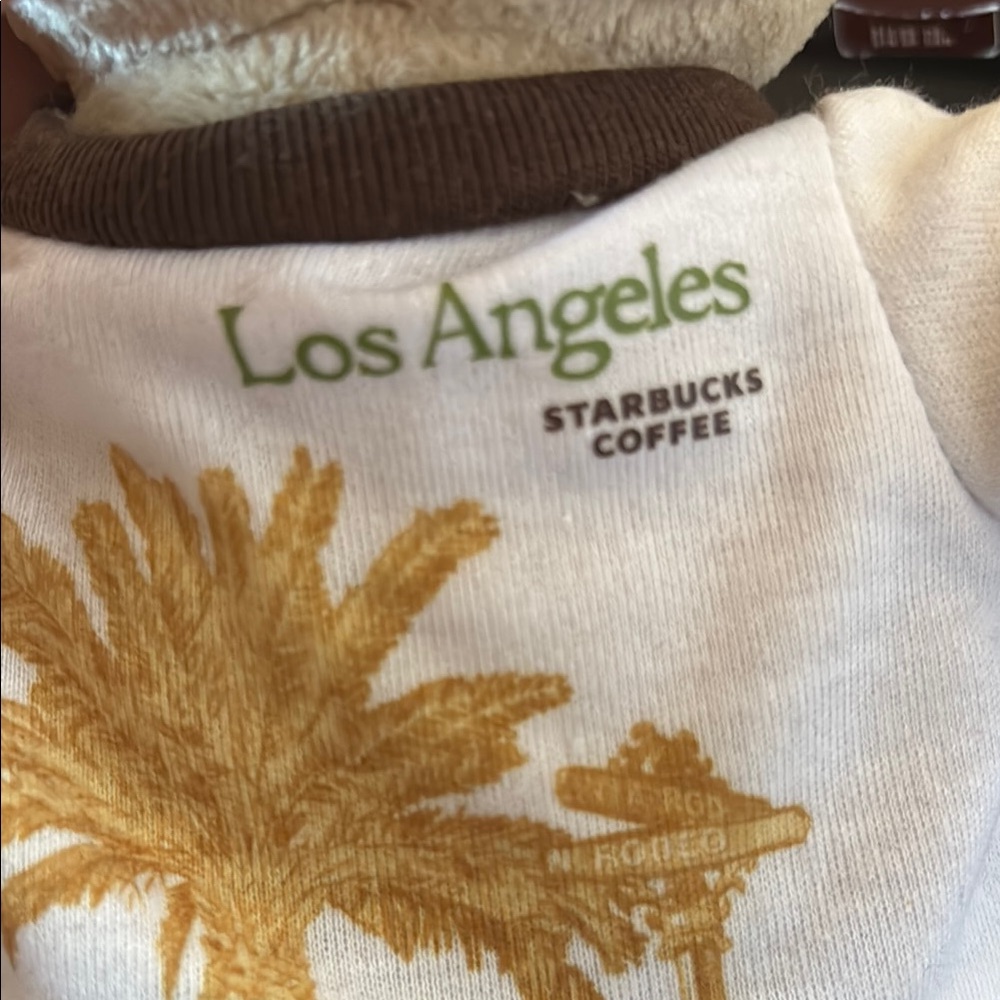 Starbucks Bearista Bear with Brown Hat Los Angeles - Picture 4 of 8